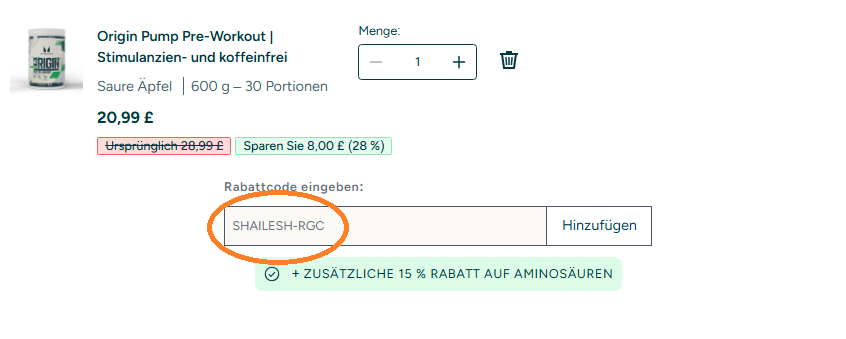 Myprotein Empfehlungscode